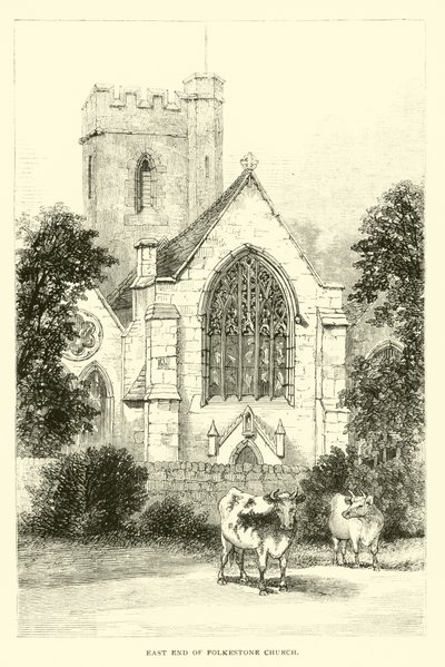 Extremo este de la Iglesia de Folkestone de English School