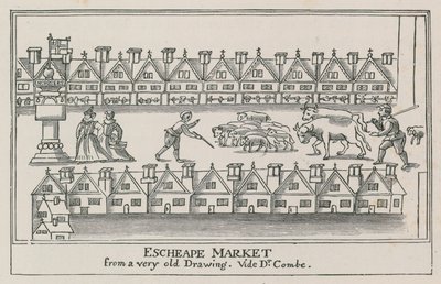 Eastcheap, circa 1598 de English School