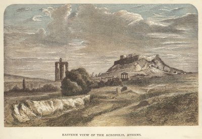 Vista Oriental de la Acrópolis, Atenas de English School