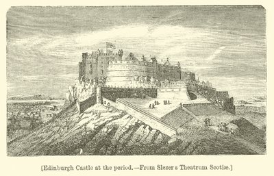 Castillo de Edimburgo en el período de English School