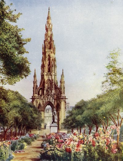 Edimburgo, Monumento a Sir Walter Scott de English School