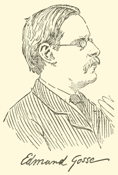 Edmund Gosse (grabado) de English School