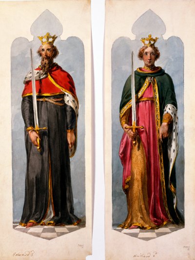 Eduardo II y Ricardo I de English School