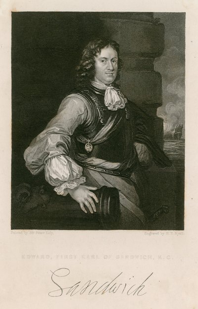 Edward Montagu, Conde de Sandwich de English School