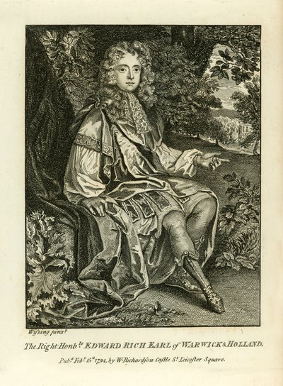 Edward Rich, Conde de Warwick y Holland de English School