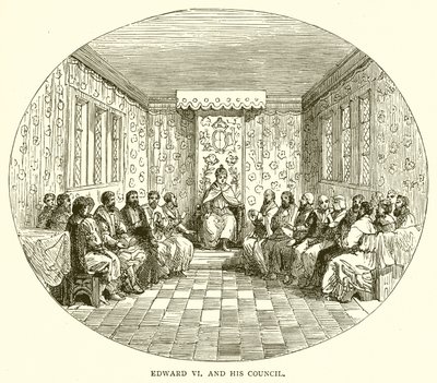 Eduardo VI y su consejo de English School