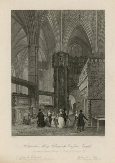 Capilla de Eduardo el Confesor en la Abadía de Westminster de English School