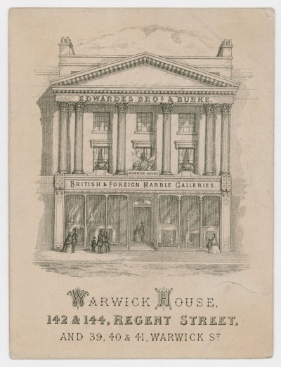 Edwardes Brothers & Burke, tarjeta comercial de English School
