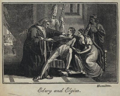 Edwy y Elgiva (grabado) de English School