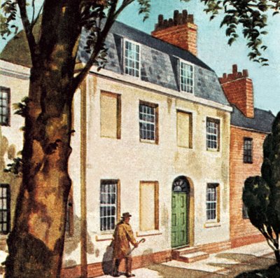 Efectos del impuesto a las ventanas originalmente impuesto en 1695 de English School