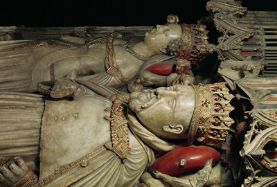 Efigie de Enrique IV (1367-1413) en su tumba en la Catedral de Canterbury de English School