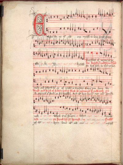 Egerton 3307, f.63v Carol para San Jorge de English School