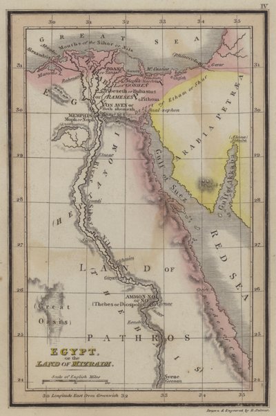 Egipto, o la Tierra de Mizraim de English School
