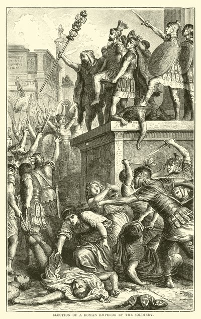 Elección de un Emperador Romano por los soldados de English School