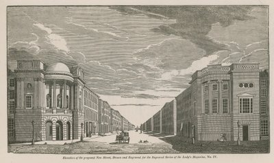 Elevación de la propuesta Nueva Calle de English School