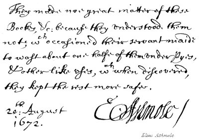 Elias Ashmole de English School