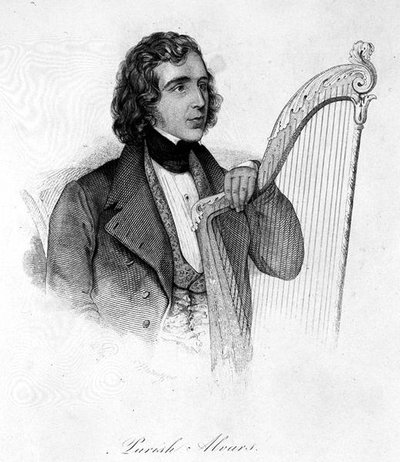 Elias Parrish Alvars (1808-49) (grabado) de English School