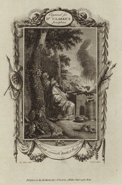 Elías convenciendo a los sacerdotes de Baal de English School