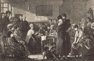Elizabeth Fry (1780-1845) (grabado) de English School