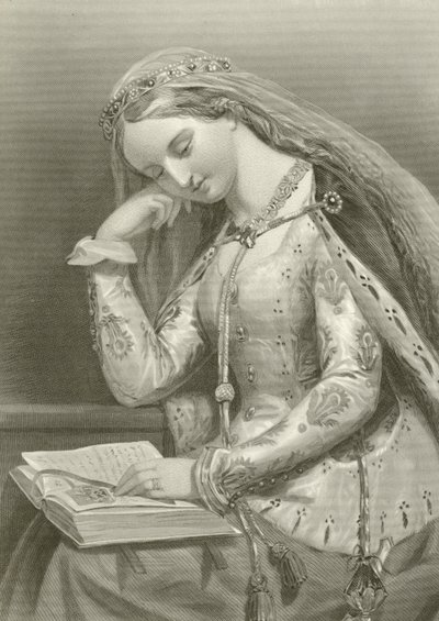 Isabel de York, reina del rey Enrique VII de English School