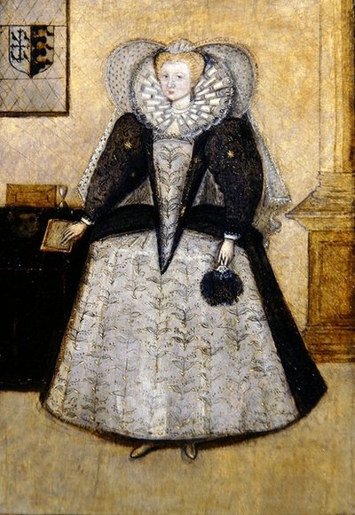 Retrato Isabelino de una Joven Casada Sra. Golbourne, de soltera Fleetwood de English School