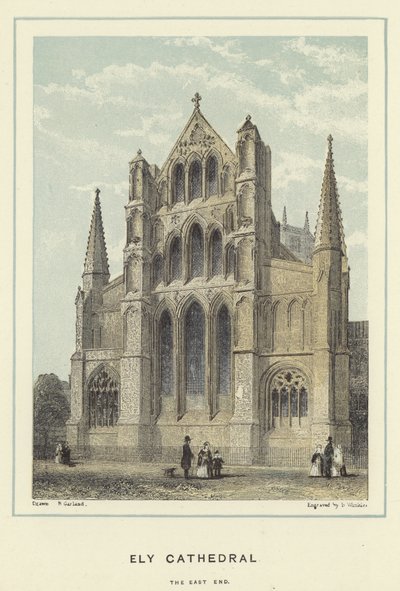 Catedral de Ely, el extremo este de English School