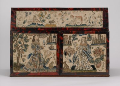 Cofre bordado, c.1660 de English School