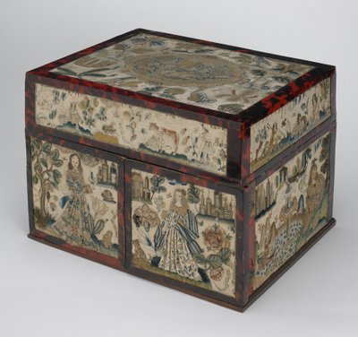 Cofre bordado, c.1660 de English School