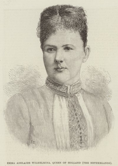 Emma Adelaide Wilhelmina, Reina de Holanda, Países Bajos de English School