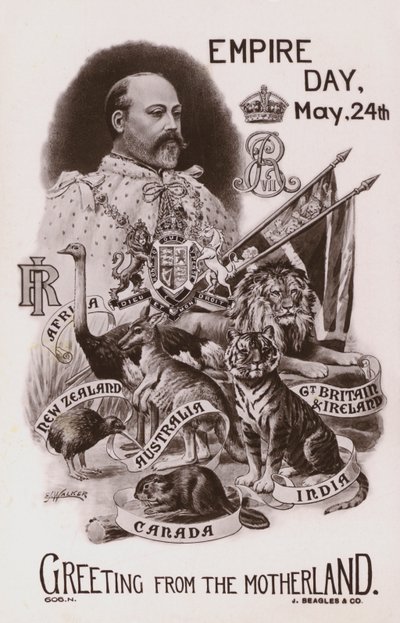 Día del Imperio, 24 de mayo (litografía) de English School