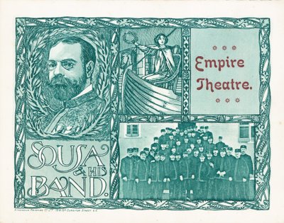 Teatro Empire, Londres, con Sousa y su banda de English School