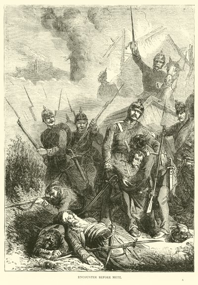Encuentro antes de Metz, agosto 1870 de English School