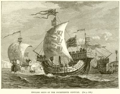 Barcos ingleses del siglo XIV de English School