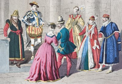 Modas inglesas del siglo XVI, de 
