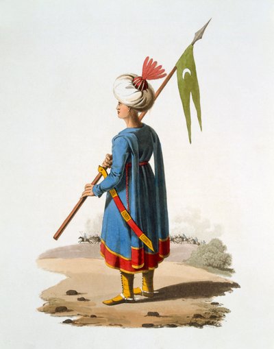 Abanderado de los Spahis, 1818 de English School