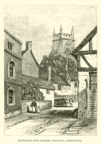 Entrada a Market Drayton, Shropshire de English School