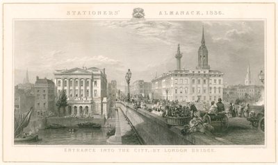 Entrada a la ciudad, por el Puente de Londres de English School