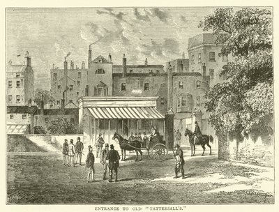 Entrada al antiguo "Tattersall" de English School