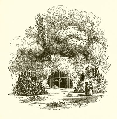 Entrada a la Gruta de Pope de English School