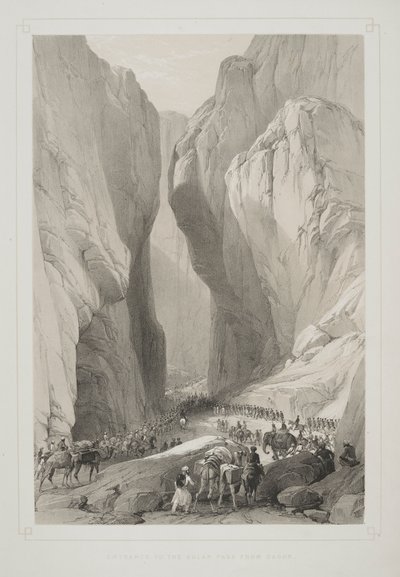 Entrada al Paso Bolan desde Dadur, de 