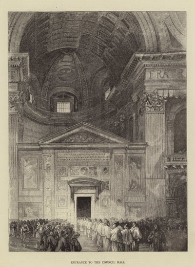 Entrada al Salón del Consejo de English School