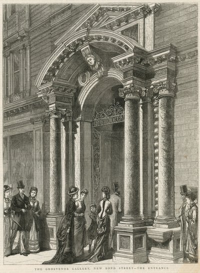 Entrada a la Galería Grosvenor de English School