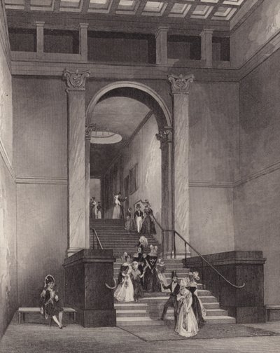 Entrada a la Galería Nacional, Londres de English School