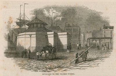 Entrada al túnel del Támesis de English School