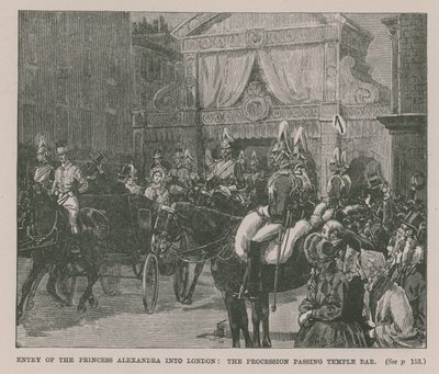 Entrada de la Princesa Alejandra en Londres de English School