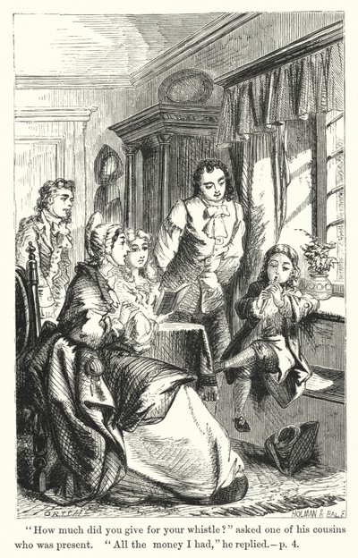 Episodio de la vida del joven Benjamin Franklin (grabado) de English School