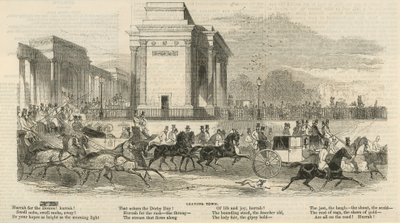 Carreras de Epsom: Saliendo de la ciudad de English School
