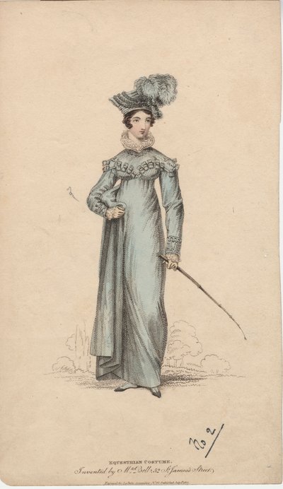 Traje ecuestre de English School