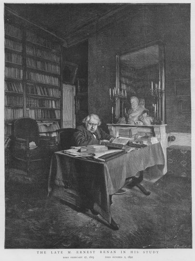 Ernest Renan, filósofo e historiador religioso francés, en su estudio de English School