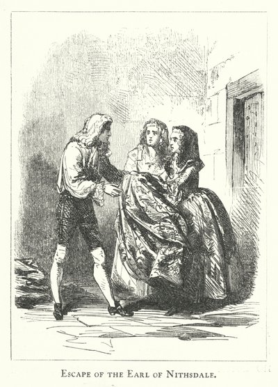 Escape del Conde de Nithsdale de English School